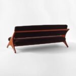 Angolo Espresso Velvet Sofa - Image 4