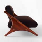 Angolo Espresso Velvet Sofa - Image 3