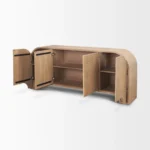 Arco Fluted White Oak Veneer Sideboard - Image 3