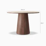 Arlo Stone Dining Table - Image 11