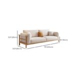 Art Deco Cream Sofa - Image 8