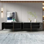 Black-Cream TV Media Console - Image 4