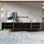 Black-Cream TV Media Console - Image 8