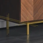 Bold Walnut Sideboard Buffet Cabinet - Image 10