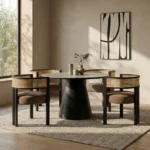 Clifton Boucle Dining Chair - Image 8