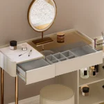 Caspian Makeup Vanity Table Set - Image 4