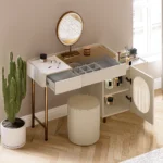 Caspian Makeup Vanity Table Set - Image 3