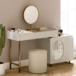 Caspian Makeup Vanity Table Set - Image 2