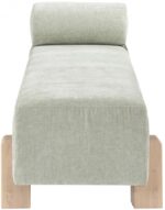 Chenille Fabric Bench - Image 4