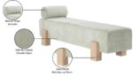 Chenille Fabric Bench - Image 7