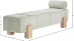 Chenille Fabric Bench - Image 8