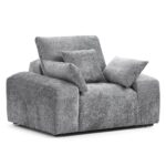Chenille Velvet Armchair - Image 4