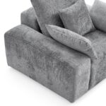 Chenille Velvet Armchair - Image 8