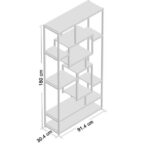 Modern Etagere Bookcase - Image 4
