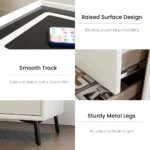 Contemporary Bedside Table - Image 4