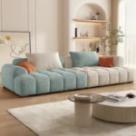 4-Seat Modular Flannelette Sofa - Image 11