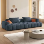 4-Seat Modular Flannelette Sofa - Image 5