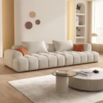 4-Seat Modular Flannelette Sofa - Image 18