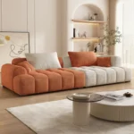 4-Seat Modular Flannelette Sofa - Image 3