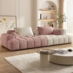 4-Seat Modular Flannelette Sofa - Image 10