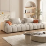 4-Seat Modular Flannelette Sofa - Image 16