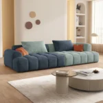 4-Seat Modular Flannelette Sofa - Image 15