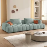 4-Seat Modular Flannelette Sofa - Image 14