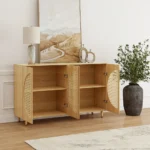 Della Double Door Ash Wood Sideboard - Image 3