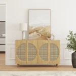 Della Double Door Ash Wood Sideboard - Image 2
