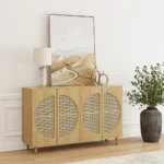 Della Double Door Ash Wood Sideboard - Image 4