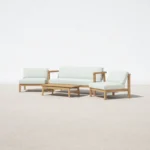 4-Person Teak Outdoor Seating Group - Image 2