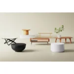 Box-Style Metallic Coffee Table - Image 7