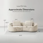 Cresca 2 Seater Sofa - Image 2