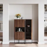 Fence Walnut Sideboard Buffet - Image 2