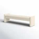 Geordi Boucle Dining Bench - Image 2