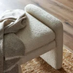 Geordi Boucle Dining Bench - Image 8