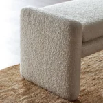 Geordi Boucle Dining Bench - Image 9