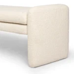 Geordi Boucle Dining Bench - Image 4