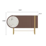 Gold Moon Modern Sideboard Cabinet - Image 5