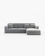 Grey Corner Sofa - Image 3