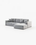 Grey Corner Sofa - Image 4