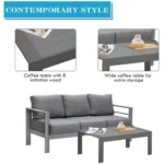 5-Piece Outdoor Patio Conversation Set - Image 9