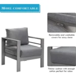 5-Piece Outdoor Patio Conversation Set - Image 10