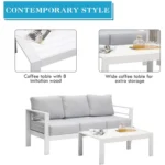 5-Piece Outdoor Patio Conversation Set - Image 4