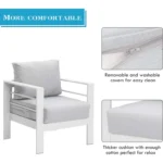 5-Piece Outdoor Patio Conversation Set - Image 5