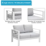 5-Piece Outdoor Patio Conversation Set - Image 6