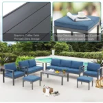 7-Piece Garden Patio Sofa Set - Image 11