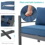7-Piece Garden Patio Sofa Set - Image 10