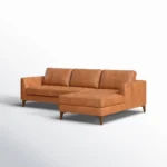 Jerry Full-Grain Artificial Leather Sectional Sofa - Image 3