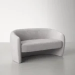 Mid-Century Velvet Loveseat - Image 15
